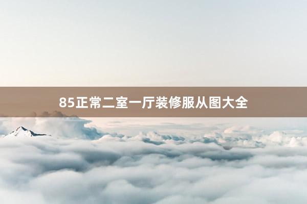 85正常二室一厅装修服从图大全